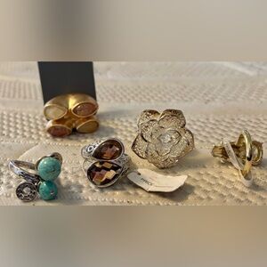 5 Ring Lot- new!  Great deal!